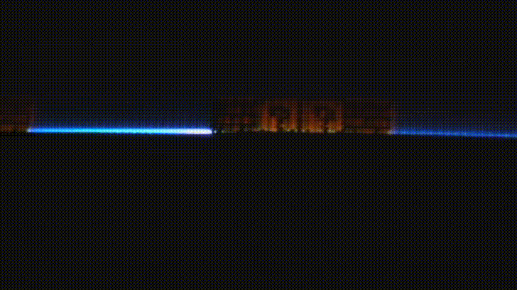 Slow-motion CRT rendering showing pixels being drawn from left to right, top to bottom